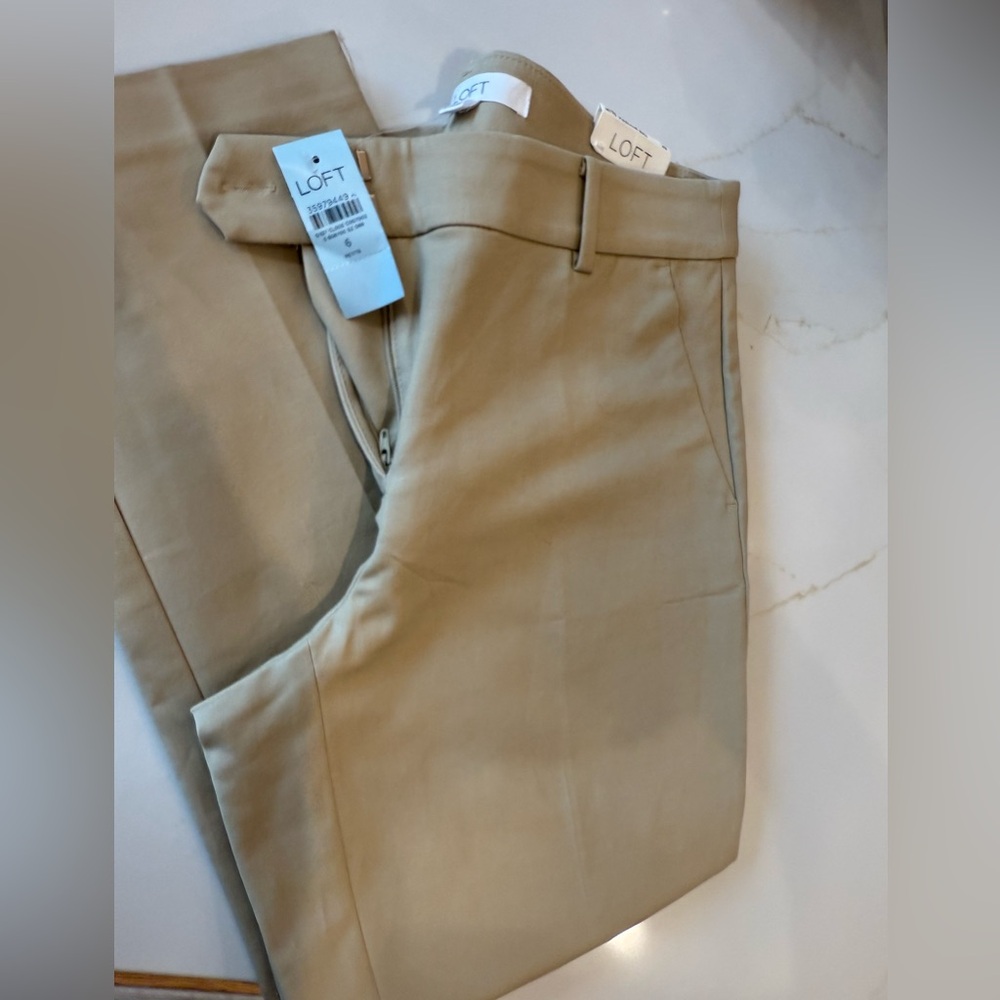 NWT Loft Riviera Slim pants .curvy 6P